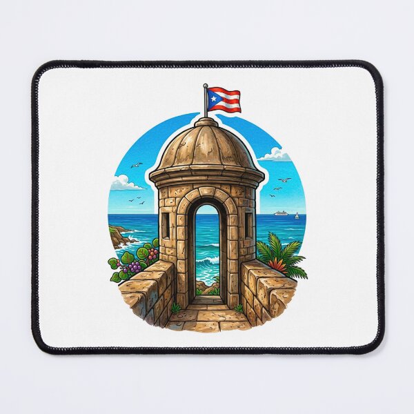 Item preview, Puerto Rico Fortress Facing the Sea – Boricua Pride designed and sold by StudioBase.