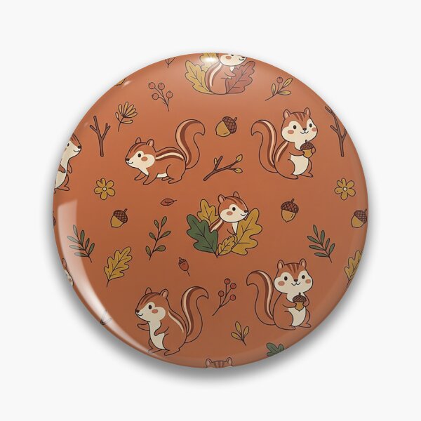 Item preview, Cute Chipmunk Autumn Seamless Pattern Design designed and sold by ashenlocs.