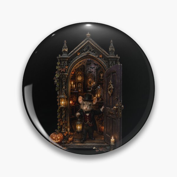 Item preview, Halloween Mouse Door | Haunted Miniature Manor Sticker designed and sold by GSizzle1.