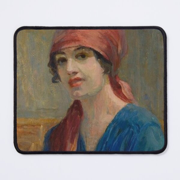 Item preview, Self Portrait with Red Scarf designed and sold by SharonTheFirst.