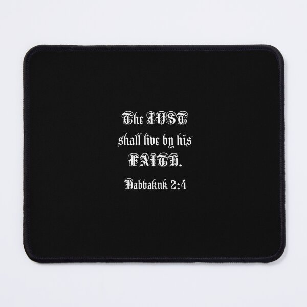 Item preview, Habbakuk 2:4 Just Shall Live By Faith designed and sold by 1CubedStudio.