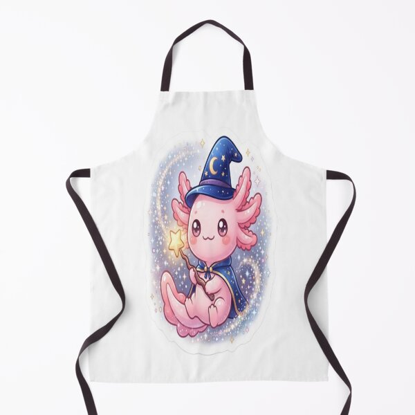 Item preview, Cute Wizard Axolotl Sticker | Kawaii Magic Axolotl with Star Wand | Fantasy Pastel Vinyl Design designed and sold by AdityaShop18.