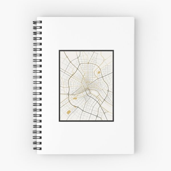 Item preview, Minimalist Gold City Map Grid Street Network Poster designed and sold by ByKayaPrints.
