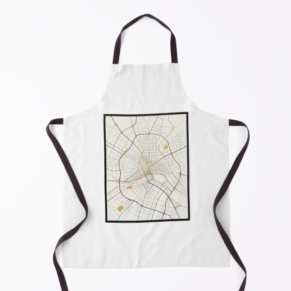Item preview, Minimalist Gold City Map Grid Street Network Poster designed and sold by ByKayaPrints.