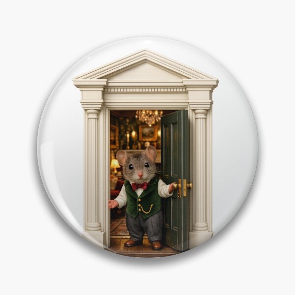 Item preview, Victorian Mouse Door Sticker | Secret Miniature Home designed and sold by GSizzle1.