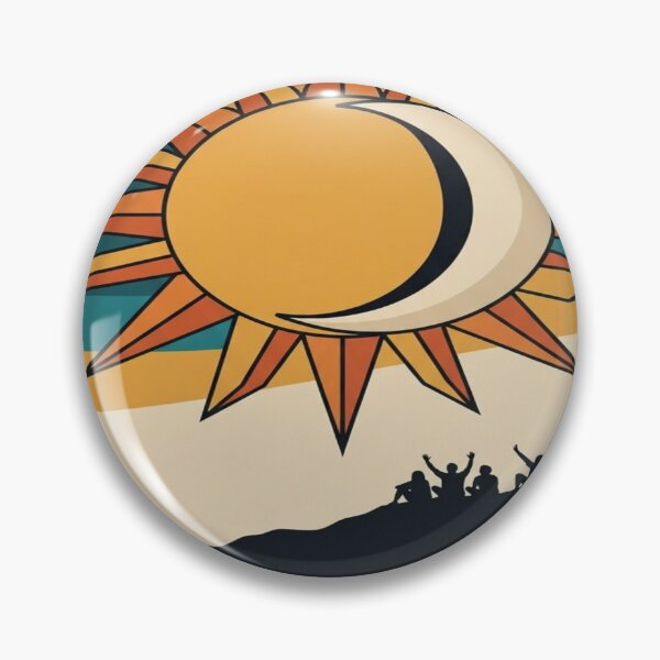 Item preview, Eclipse Vibes Retro Cosmic Sunset — Celestial 2026 Astronomy Lover Gift designed and sold by devilfronty.