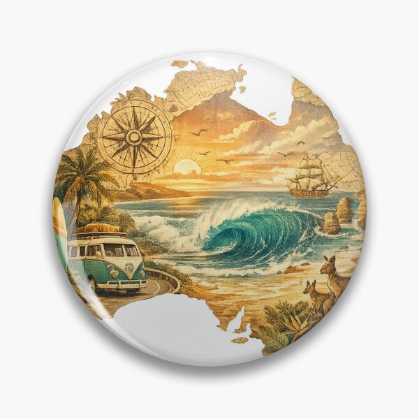 Item preview, Vintage Australia Travel Journal designed and sold by RiderSpoon.