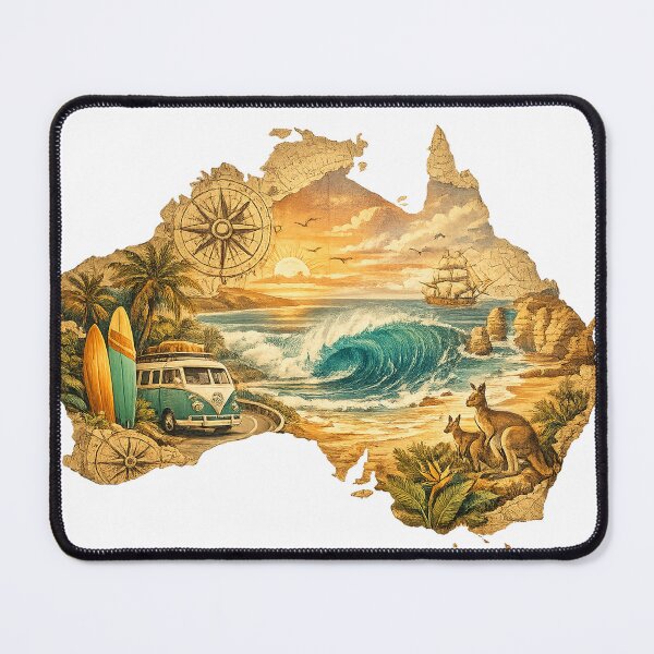 Item preview, Vintage Australia Travel Journal designed and sold by RiderSpoon.
