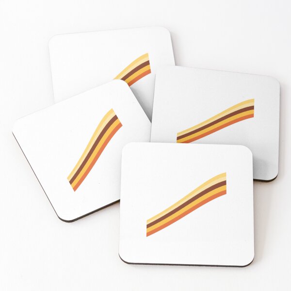 Item preview, Vintage 70s Retro Wave Stripe Palette Art designed and sold by ByKayaPrints.