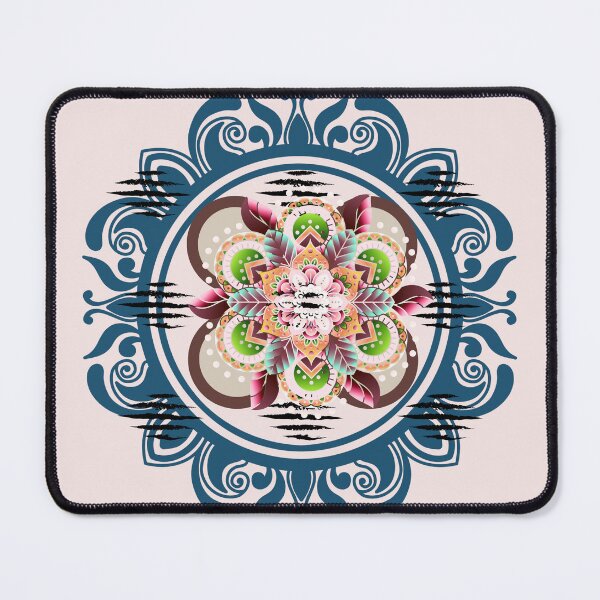 Item preview, Colorful Floral Mandala Boho Geometric Pattern Design designed and sold by Palette _Vibes.
