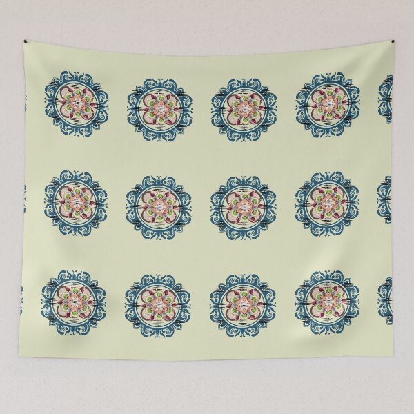 Item preview, Colorful Floral Mandala Boho Geometric Pattern Design designed and sold by Palette _Vibes.