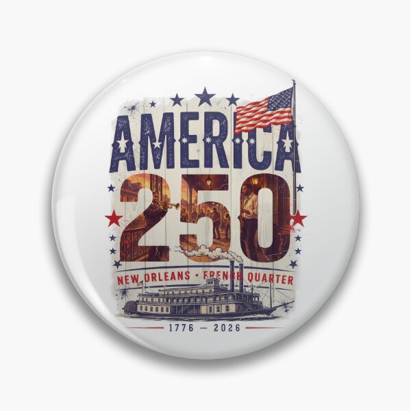 Item preview, America 250 New Orleans Louisiana Semiquincentennial 1776 - 2026 Vintage Jazz Flag v3 designed and sold by DarylWelsh2024.
