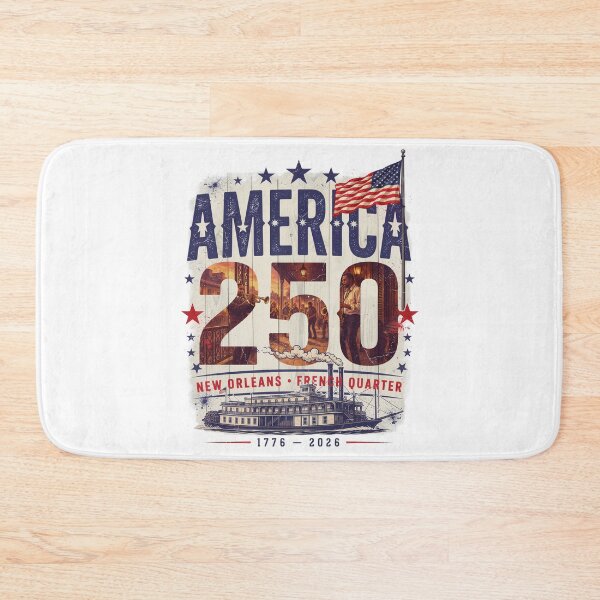 Item preview, America 250 New Orleans Louisiana Semiquincentennial 1776 - 2026 Vintage Jazz Flag v3 designed and sold by DarylWelsh2024.