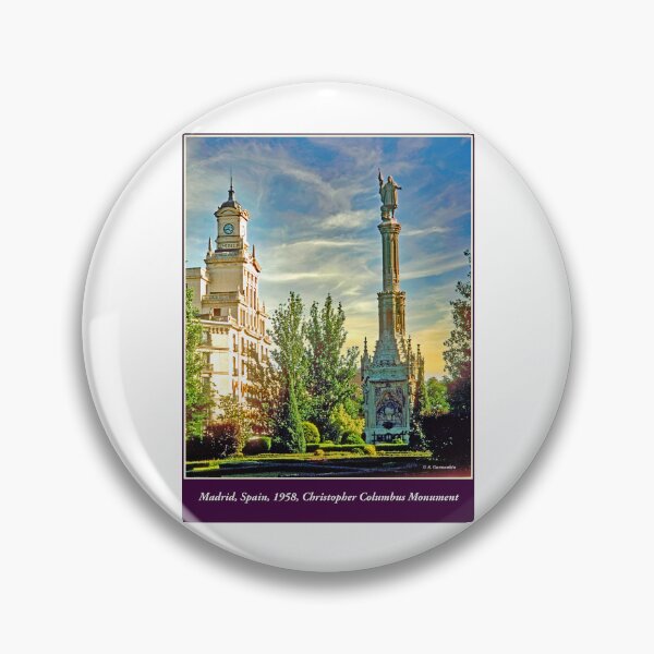 Item preview, Madrid, Spain, 1958, Christopher Columbus Monument designed and sold by AMacGPhilly.