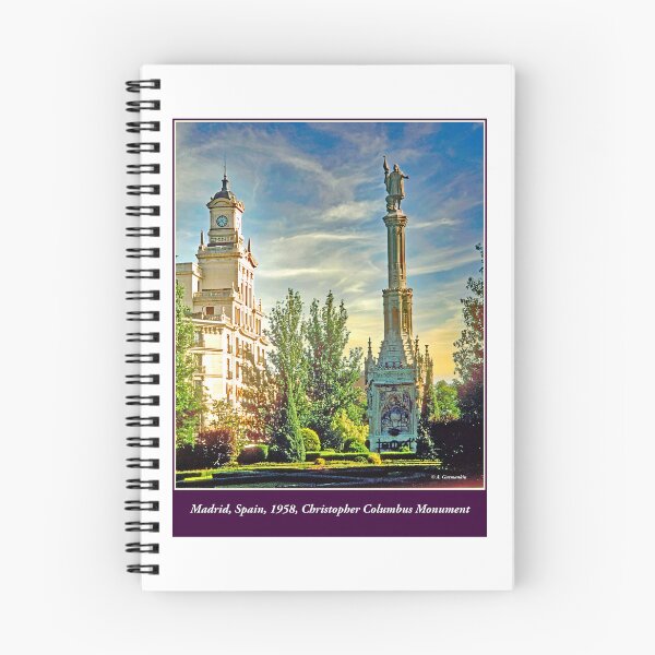 Item preview, Madrid, Spain, 1958, Christopher Columbus Monument designed and sold by AMacGPhilly.