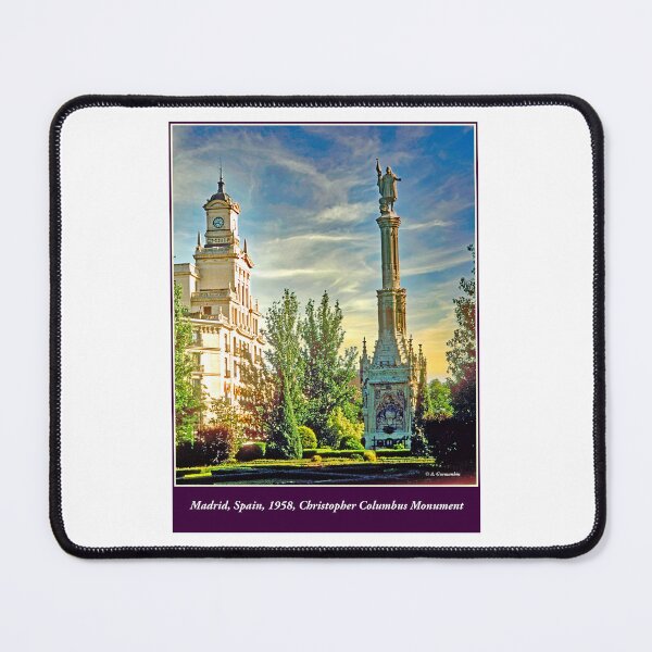 Item preview, Madrid, Spain, 1958, Christopher Columbus Monument designed and sold by AMacGPhilly.