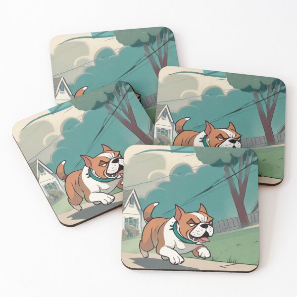 Artikelvorschau, Art - Energetic Breed Dog, Colorful Contemporary Illustration entworfen und verkauft von World-Pets.