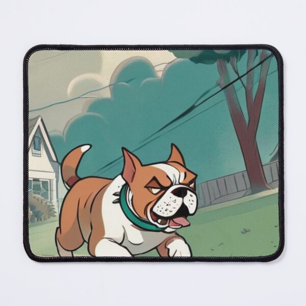 Item preview, Art - Energetic Breed Dog, Colorful Contemporary Illustration designed and sold by World-Pets.
