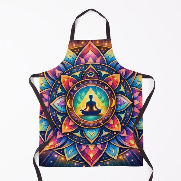 Item preview, Mandala with Meditating Figure designed and sold by LCPcreations.
