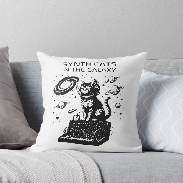 Item preview, Synth Cats in Space - Cute Sci-Fi Music Lover Gift designed and sold by ASN STUDIO.