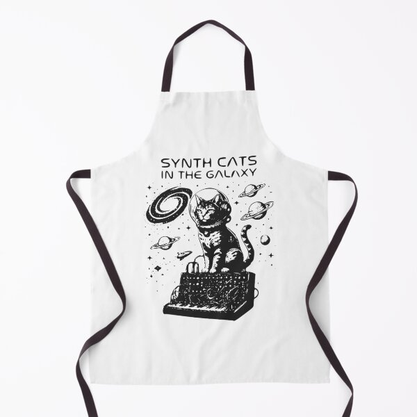 Item preview, Synth Cats in Space - Cute Sci-Fi Music Lover Gift designed and sold by ASN STUDIO.