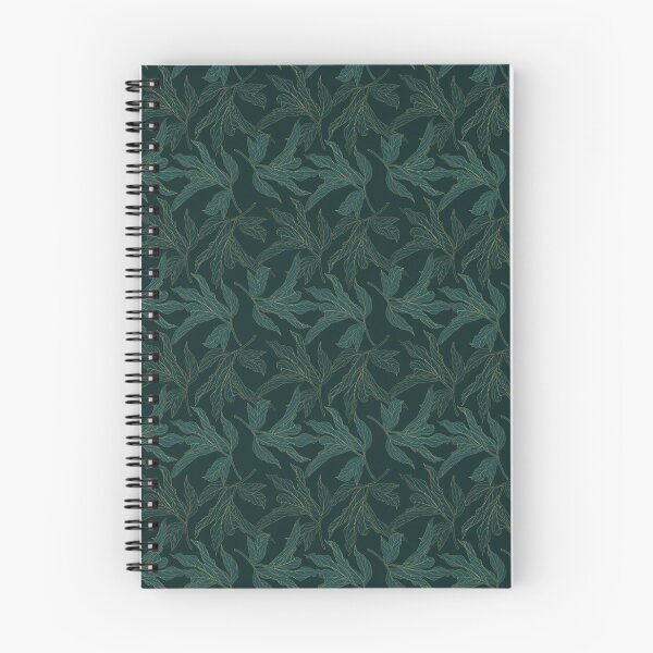 Item preview, Dark Botanical Leaf Pattern | Elegant Forest Green Seamless Floral Design designed and sold by Pickachoo.