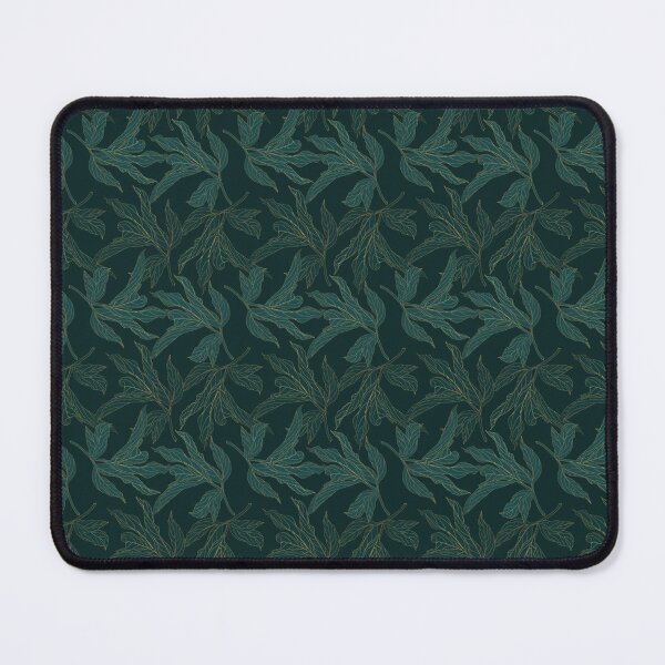 Item preview, Dark Botanical Leaf Pattern | Elegant Forest Green Seamless Floral Design designed and sold by Pickachoo.