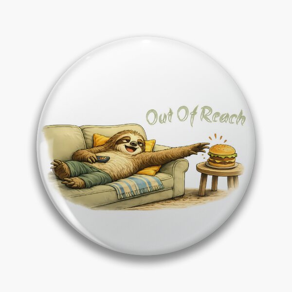 Item preview, Funny Sloth Reaching Out Cartoon designed and sold by Buli89.