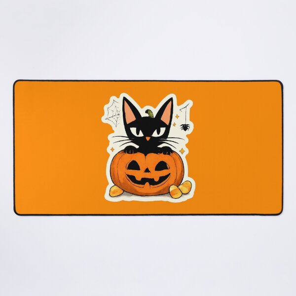 Item preview, Spooky Cute Halloween Jack-O-Lantern Cat Gift - Black Cat In A Pumpkin designed and sold by Artycom.