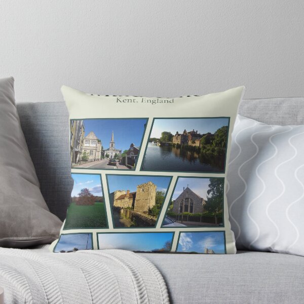 Item preview, Vintage Maidstone Kent Postcard | Historic Maidstone England Travel Souvenir | Collage Art Print Poster, Architectural Wall Art & Gift designed and sold by Coolparrotgirl.