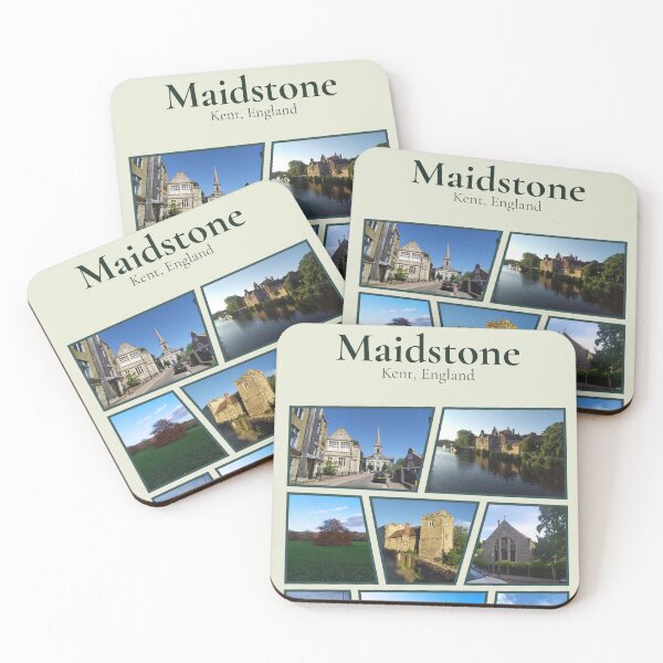 Item preview, Vintage Maidstone Kent Postcard | Historic Maidstone England Travel Souvenir | Collage Art Print Poster, Architectural Wall Art & Gift designed and sold by Coolparrotgirl.