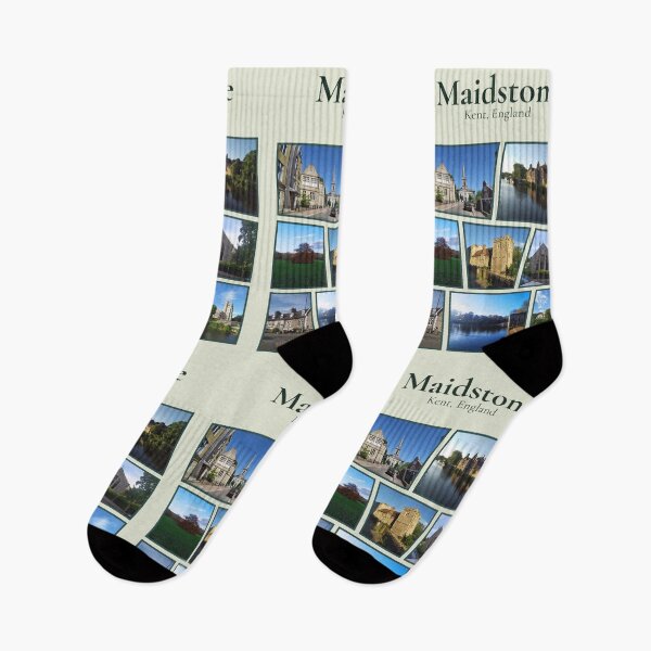 Item preview, Vintage Maidstone Kent Postcard | Historic Maidstone England Travel Souvenir | Collage Art Print Poster, Architectural Wall Art & Gift designed and sold by Coolparrotgirl.