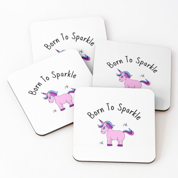 Item preview, Cute Unicorn Born To Sparkle designed and sold by Sartoris Art.