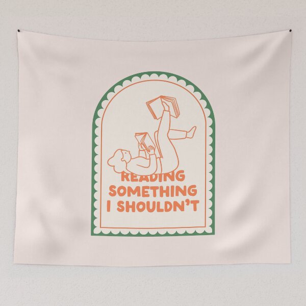 Item preview, Reading Something I Shouldn't: Bookish Decor designed and sold by oneofthesedayys.