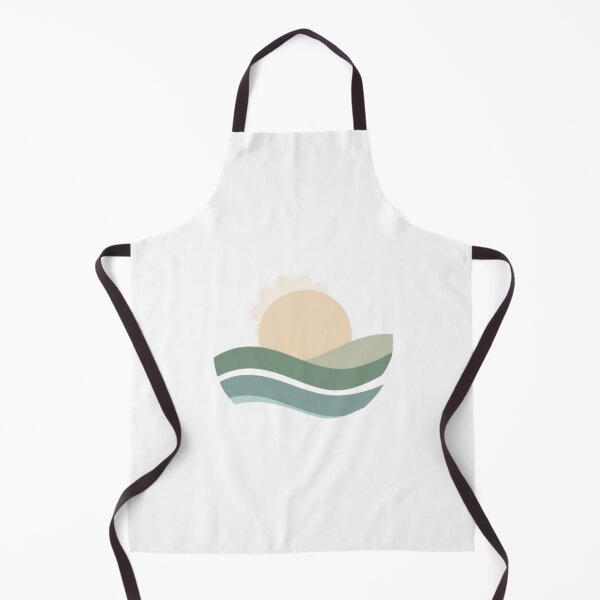 Item preview, Minimalist Boho Ocean Waves Soft Sun Art designed and sold by ByKayaPrints.