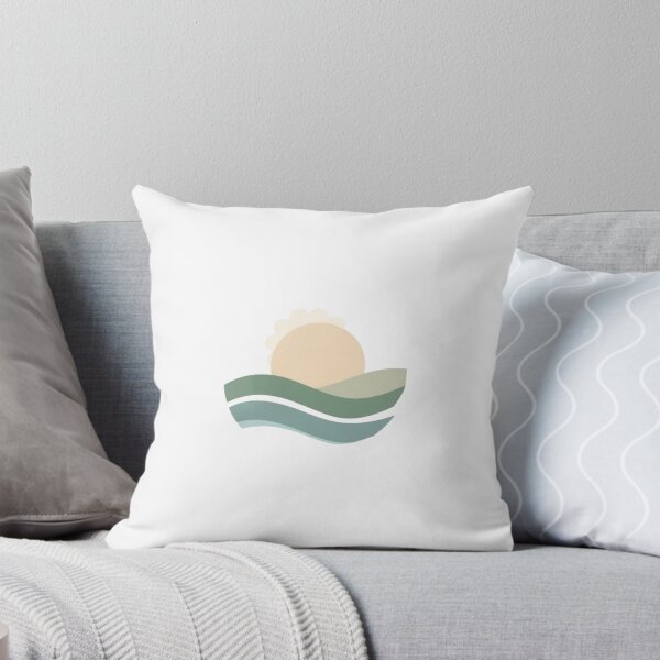 Item preview, Minimalist Boho Ocean Waves Soft Sun Art designed and sold by ByKayaPrints.