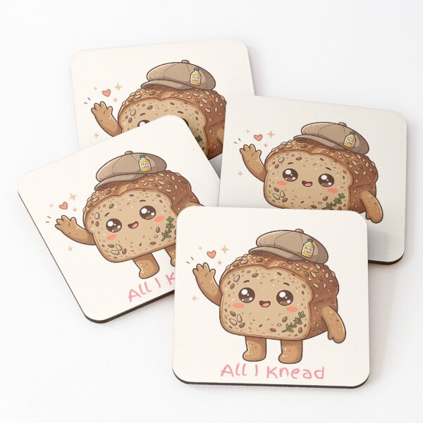 Item preview, My Kind of Healthy Bread - Cute Artisan Whole Grain Kawaii designed and sold by jo-e-basta.