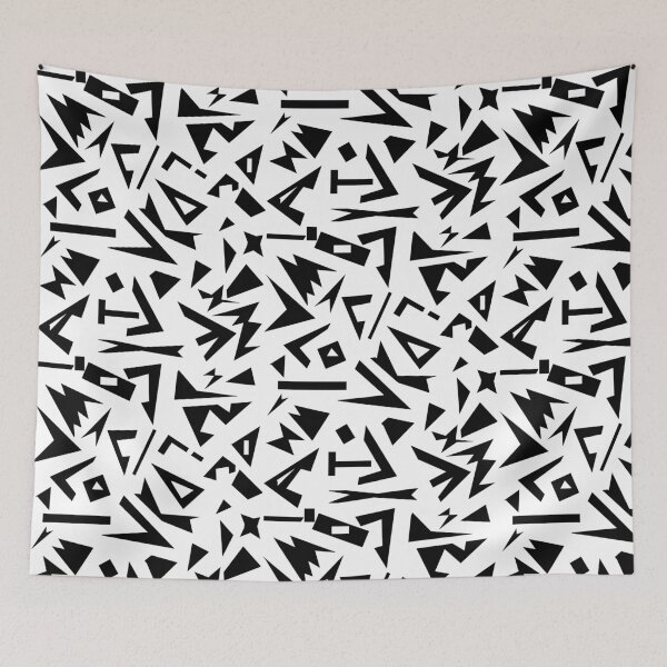 Item preview,  Abstract  black on white  designed and sold by TerenceLacey.