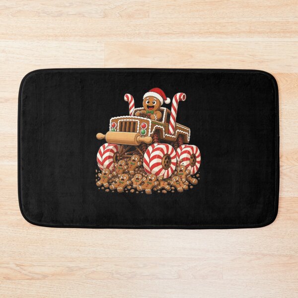 Item preview, Monster Truck Gingerbread Man Funny Christmas Cookie Baking designed and sold by clothesy7.