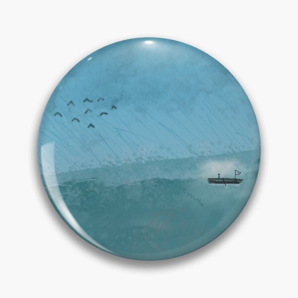 Item preview, A Man in the Middle of the Ocean designed and sold by Bluerple.