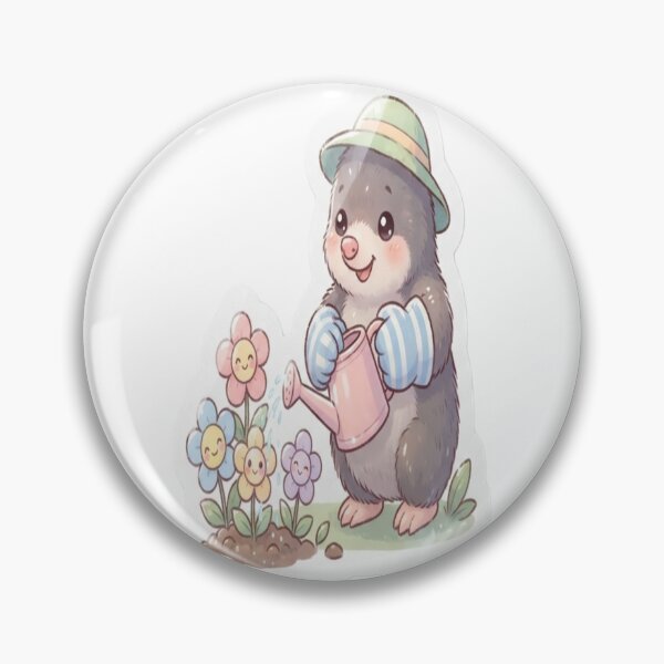 Item preview, Cute Little Mole Gardening designed and sold by AdityaShop18.