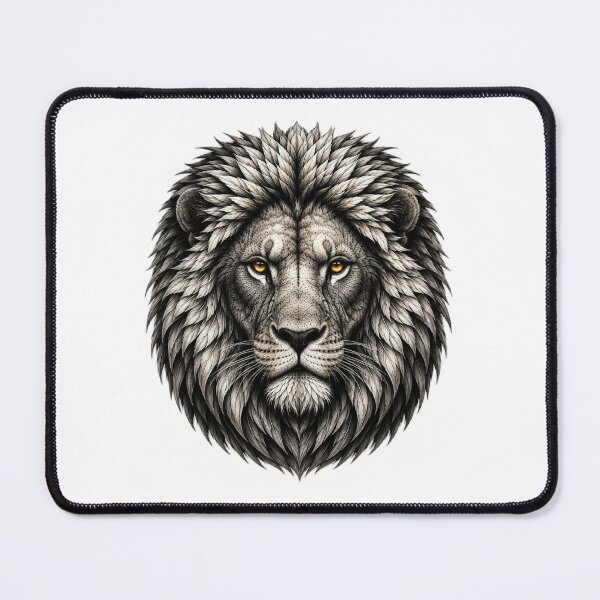 Item preview, Majestic Lion Face | Monochrome Lion Head Art | King of the Jungle | Wildlife Graphic designed and sold by Limitless expressions - wear your mindset .