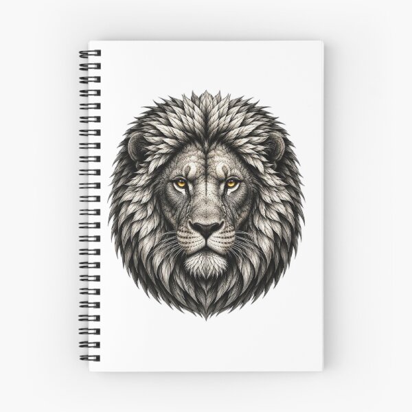Item preview, Majestic Lion Face | Monochrome Lion Head Art | King of the Jungle | Wildlife Graphic designed and sold by Limitless expressions - wear your mindset .