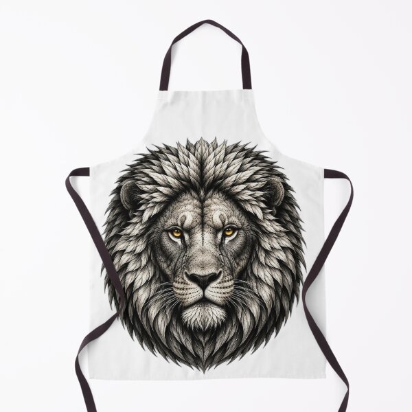 Item preview, Majestic Lion Face | Monochrome Lion Head Art | King of the Jungle | Wildlife Graphic designed and sold by Limitless expressions - wear your mindset .
