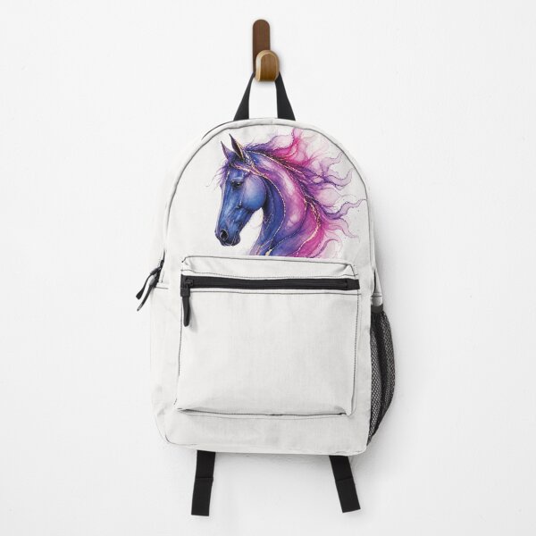 Item preview, Elegant Horses Portraits - Purple horse 2 designed and sold by Lucia Amaris Art.