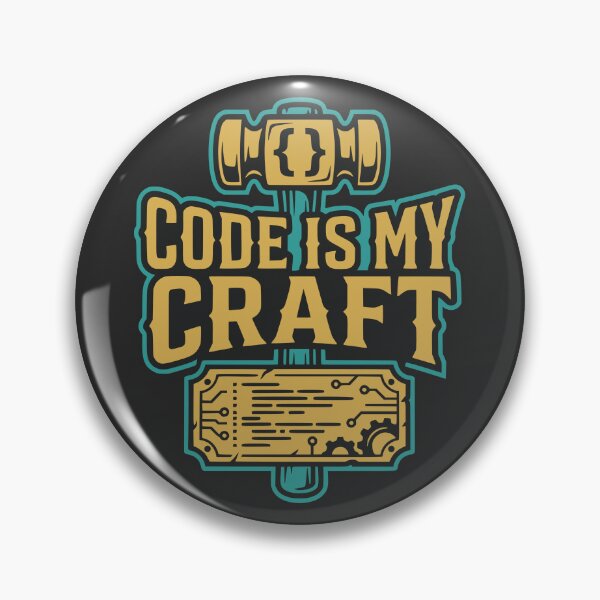 Item preview, Code Is My Craft Developer Gift Programming Identity Coding Humor Design designed and sold by Ixnor.