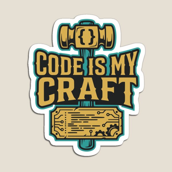 Item preview, Code Is My Craft Developer Gift Programming Identity Coding Humor Design designed and sold by Ixnor.