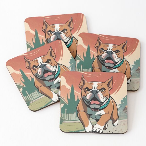 Artikelvorschau, Art - Energetic Breed Dog, Pixar-Inspired Graphic Style entworfen und verkauft von World-Pets.