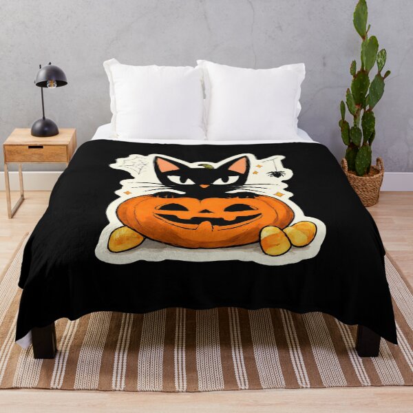 Item preview, Spooky Cute Halloween Jack-O-Lantern Cat Gift - Black Cat In A Pumpkin designed and sold by Artycom.