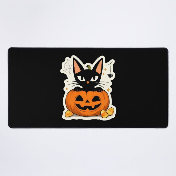 Item preview, Spooky Cute Halloween Jack-O-Lantern Cat Gift - Black Cat In A Pumpkin designed and sold by Artycom.